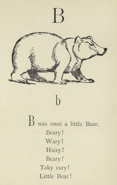 B harfi by Edward Lear